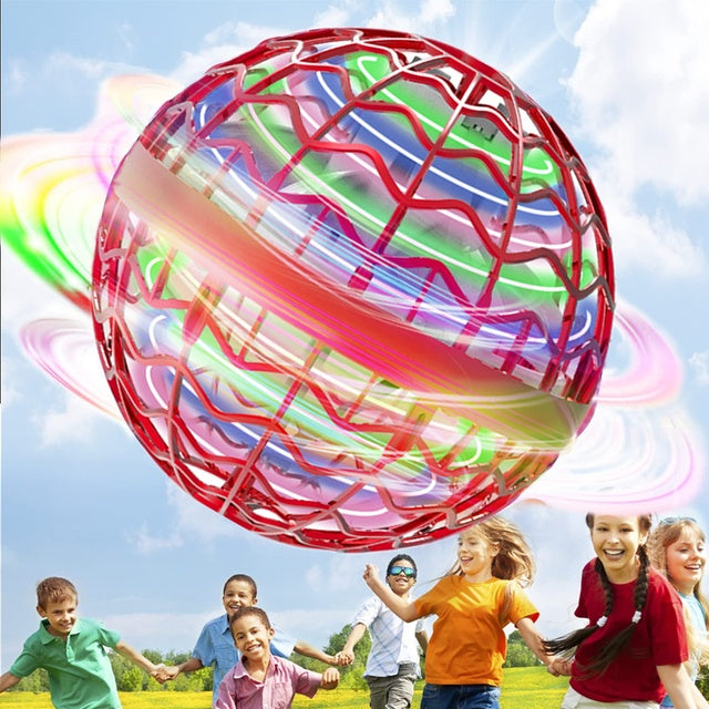 Globe volant LED 360° contrôlé à la main pour une expérience spectaculaire