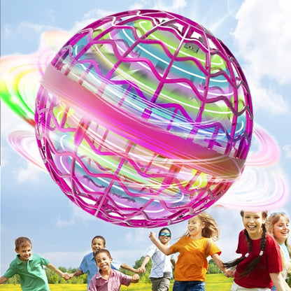 Globe volant LED 360° contrôlé à la main pour une expérience spectaculaire