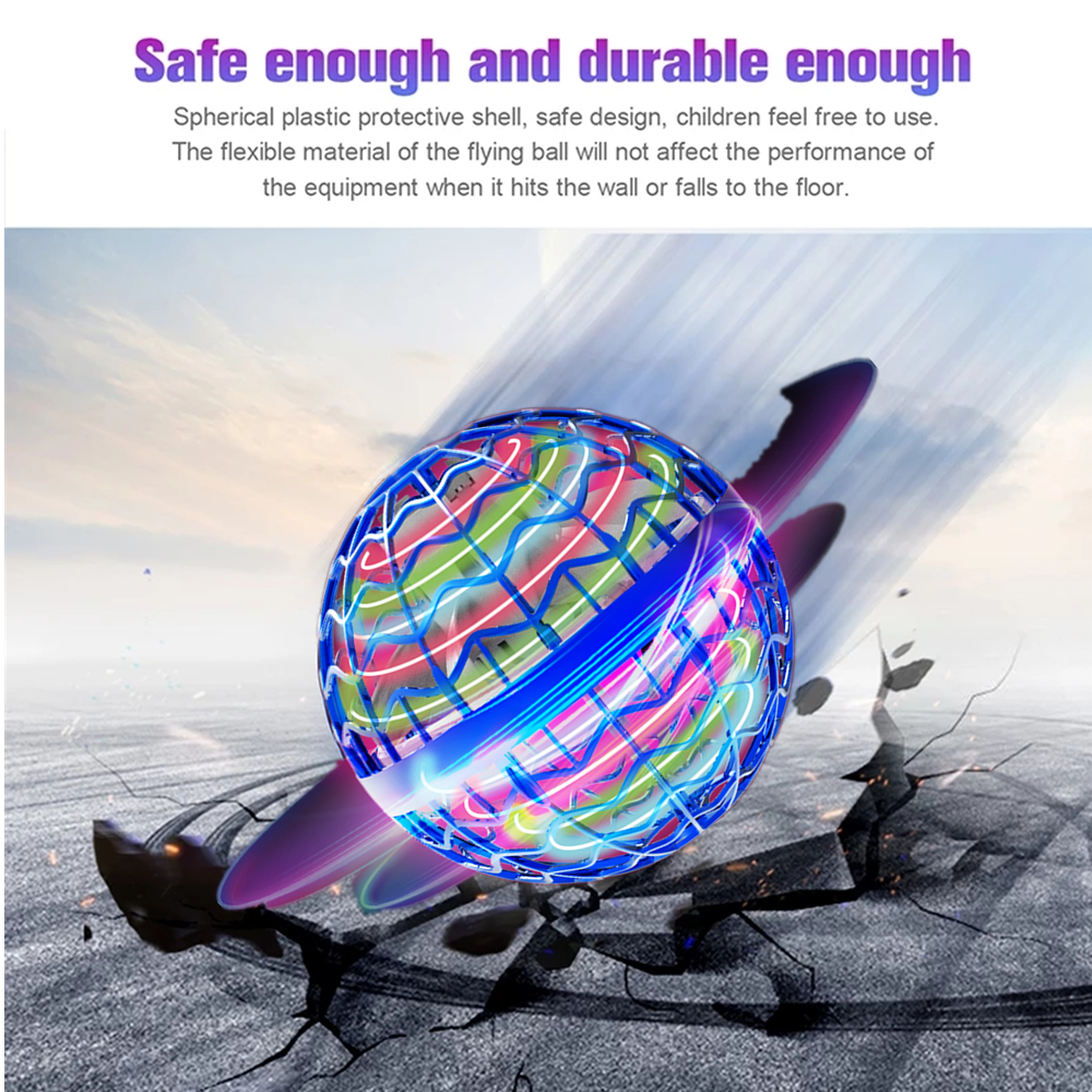 Globe volant LED 360° contrôlé à la main pour une expérience spectaculaire